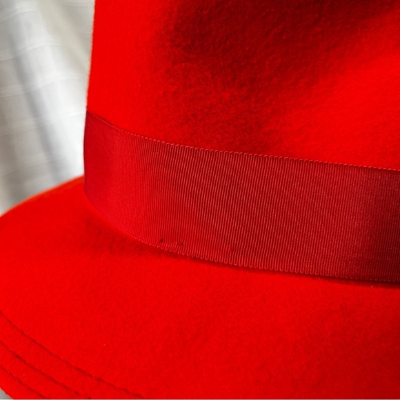 Doeskin Felt 100% Wool Career Collection Fedora Hat with Feather Vintage 60’s - Picture 6 of 15